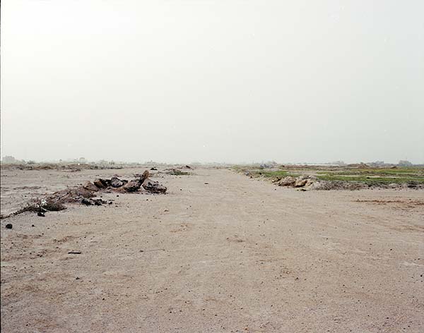 © Antonio Ottomanelli. Yasser Arafat International Airport – landing strip, Gaza City, 2012 (da Collateral Landscapes)
